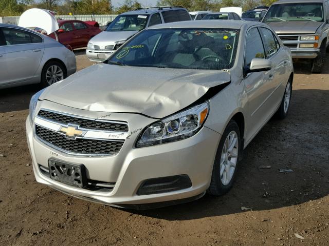 1G11C5SA4DF211597 - 2013 CHEVROLET MALIBU 1LT CREAM photo 2