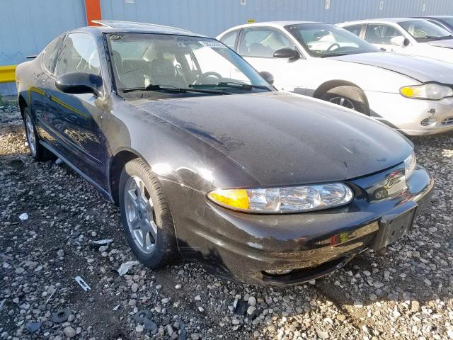 1G3NF12E81C159593 - 2001 OLDSMOBILE ALERO GLS BLACK photo 1