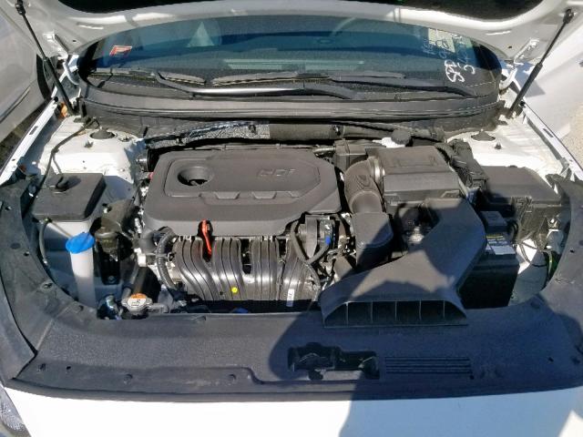 5NPE34AF7KH735426 - 2019 HYUNDAI SONATA LIM WHITE photo 7