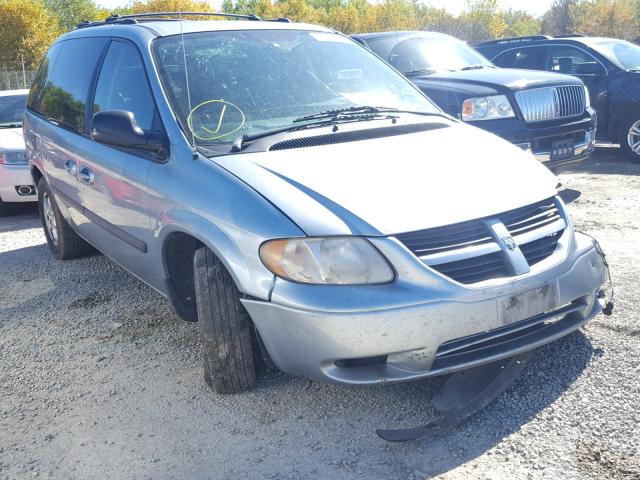 1D4GP45R25B220439 - 2005 DODGE CARAVAN SX TURQUOISE photo 1