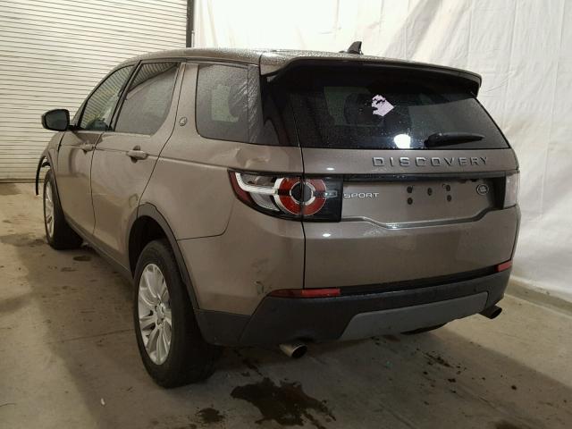 SALCP2BG8GH548654 - 2016 LAND ROVER DISCOVERY BROWN photo 3
