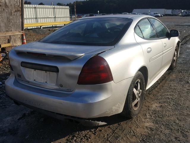 2G2WS522741325548 - 2004 PONTIAC GRAND PRIX ვერცხლისფერი ფოტო 4