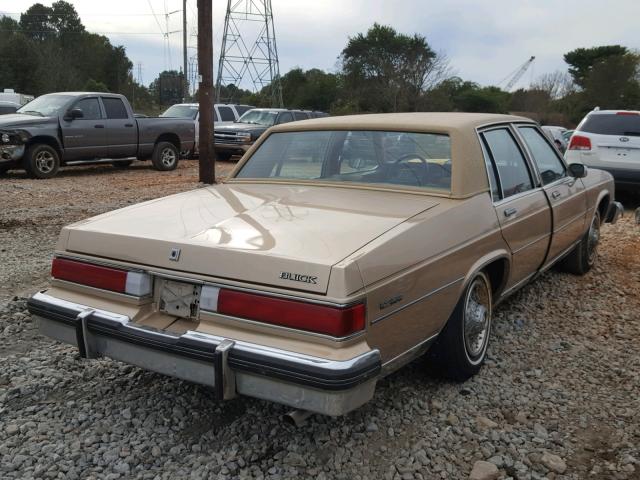 1G4BP69Y4FX478613 - 1985 BUICK LESABRE LI GOLD photo 4