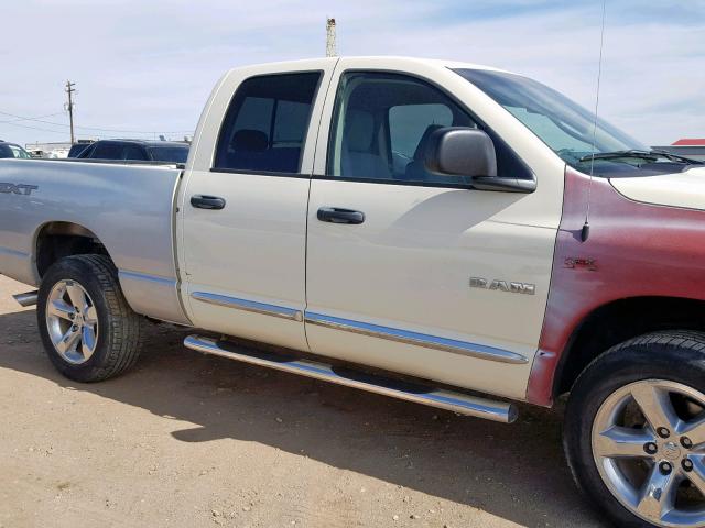 1D7HU18278J164912 - 2008 DODGE RAM 1500 S TWO TONE photo 9