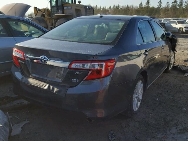 4T1BD1FK1DU066269 - 2013 TOYOTA CAMRY HYBR GRAY photo 4