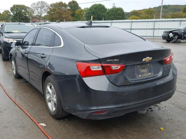 1G1ZB5ST2HF188172 - 2017 CHEVROLET MALIBU LS 灰色 照片 3