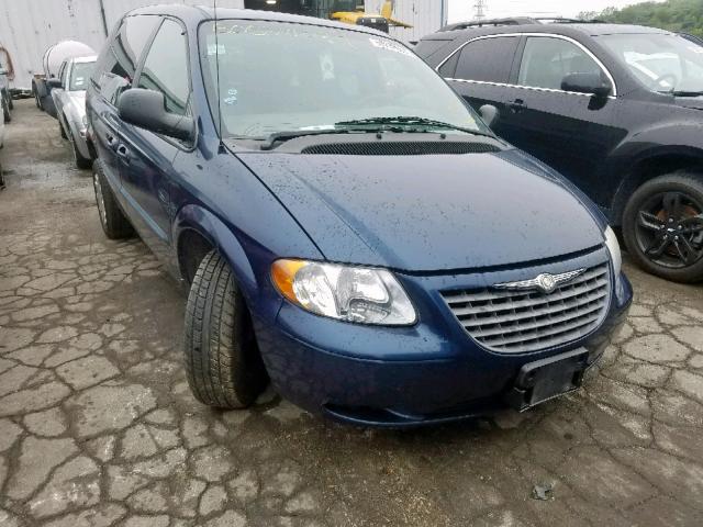 1C4GJ45362B593179 - 2002 CHRYSLER VOYAGER LX BLUE photo 1