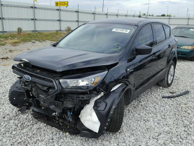 1FMCU0F77JUC07058 - 2018 FORD ESCAPE S BLACK photo 2