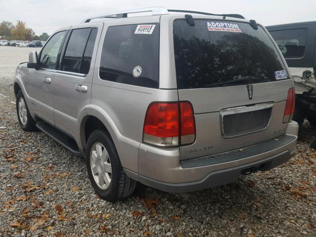 5LMEU68HX5ZJ23078 - 2005 LINCOLN AVIATOR ვერცხლისფერი ფოტო 3