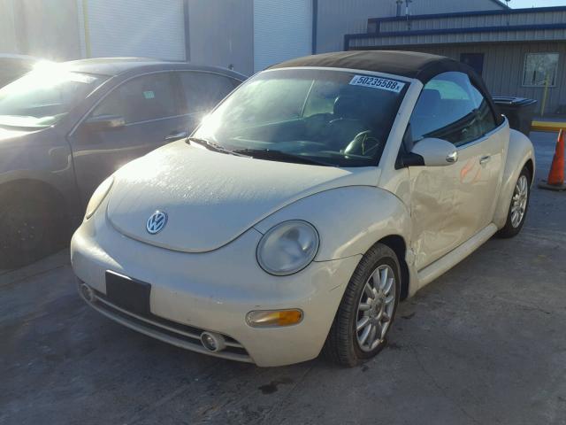 3VWCM31Y54M319692 - 2004 VOLKSWAGEN NEW BEETLE Beige Foto 2