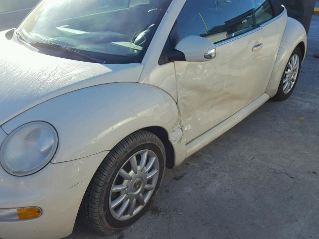 3VWCM31Y54M319692 - 2004 VOLKSWAGEN NEW BEETLE Beige Foto 9
