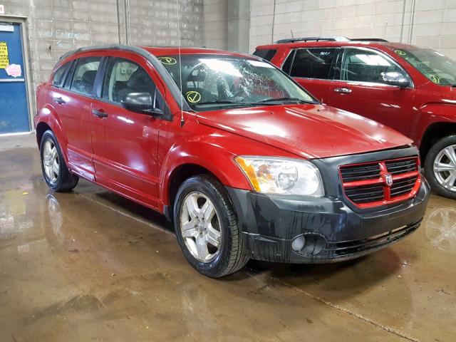 1B3HB48BX7D556797 - 2007 DODGE CALIBER SX RED photo 1