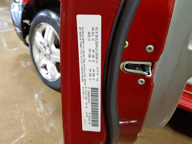 1B3HB48BX7D556797 - 2007 DODGE CALIBER SX RED photo 10