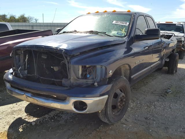 3D7MR48C65G727942 - 2005 DODGE RAM 3500 S BLUE photo 2