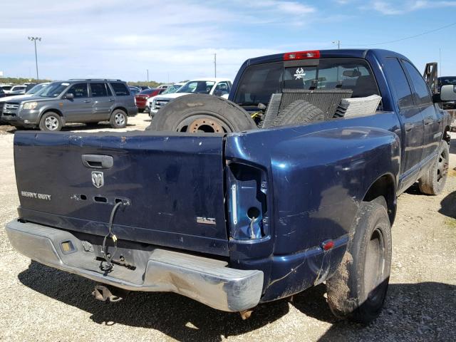 3D7MR48C65G727942 - 2005 DODGE RAM 3500 S BLUE photo 4