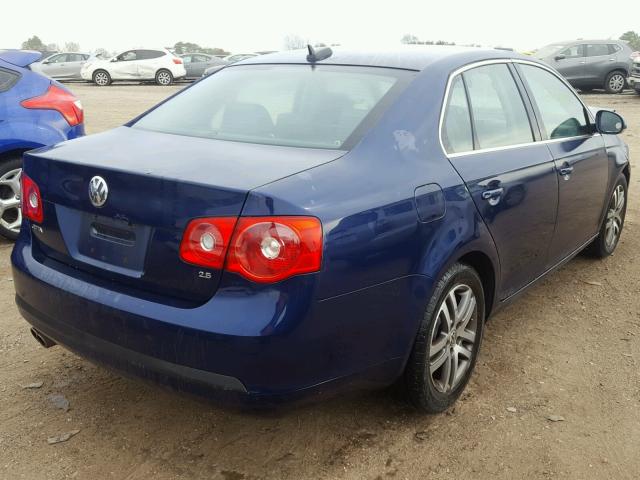 3VWSF71K06M760433 - 2006 VOLKSWAGEN JETTA 2.5 BLUE photo 4