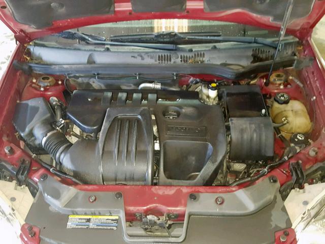 1G1AL58F487279336 - 2008 CHEVROLET COBALT LT RED photo 7