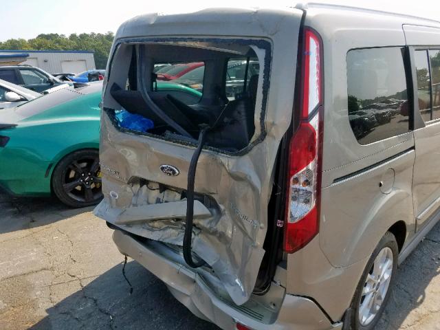 NM0GE9G79E1154289 - 2014 FORD TRANSIT CO TAN photo 9