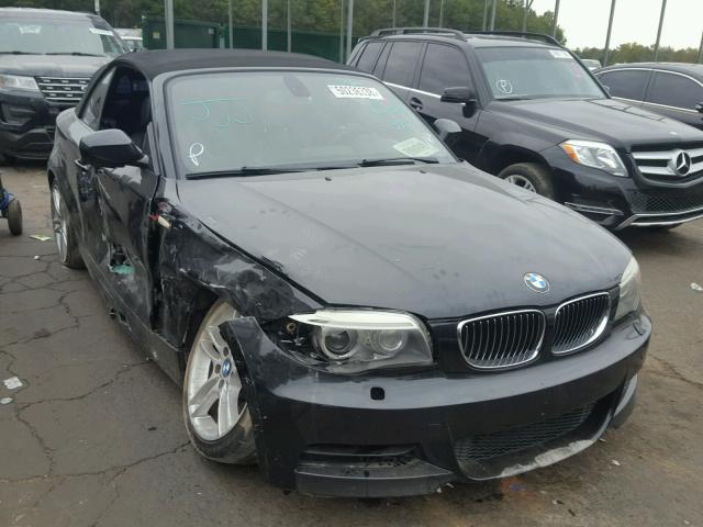 WBAUN7C5XCVM25555 - 2012 BMW 135 I BLACK photo 1