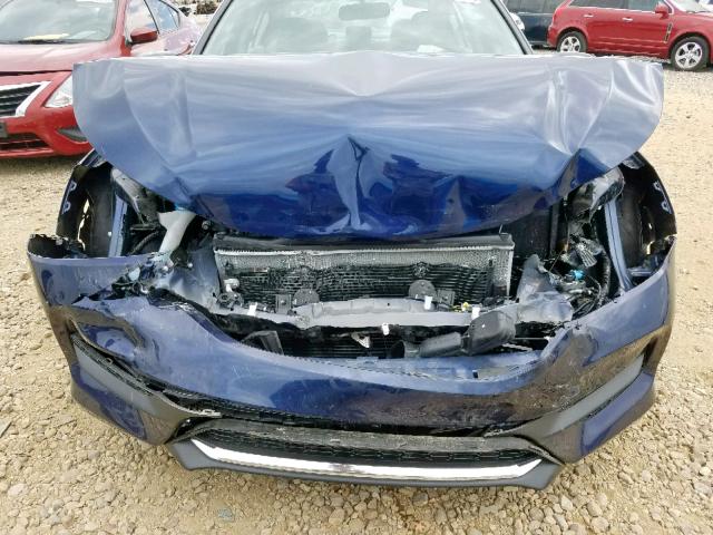 1HGCR2F3XHA257366 - 2017 HONDA ACCORD LX BLUE photo 9