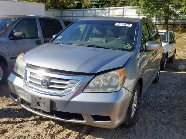 5FNRL3H48AB091660 - 2010 HONDA ODYSSEY EX SILVER photo 2