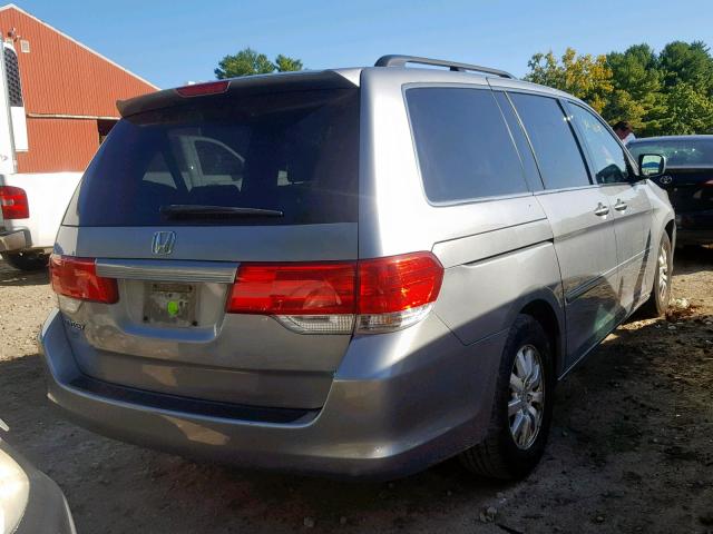 5FNRL3H48AB091660 - 2010 HONDA ODYSSEY EX SILVER photo 4