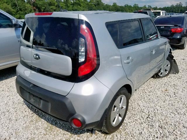 KNDJN2A24G7864360 - 2016 KIA SOUL SILVER photo 4