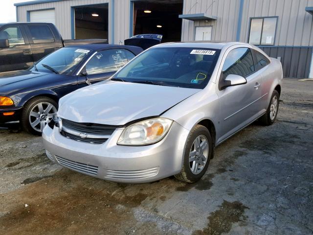 1G1AL15F667615420 - 2006 CHEVROLET COBALT LT SILVER photo 2