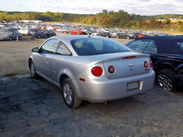 1G1AL15F667615420 - 2006 CHEVROLET COBALT LT SILVER photo 3