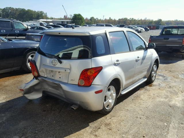 JTKKT624450100783 - 2005 TOYOTA SCION XA SILVER photo 4