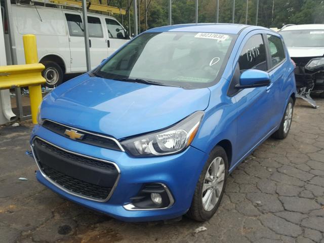 KL8CD6SA8JC468934 - 2018 CHEVROLET SPARK 1LT BLUE photo 2