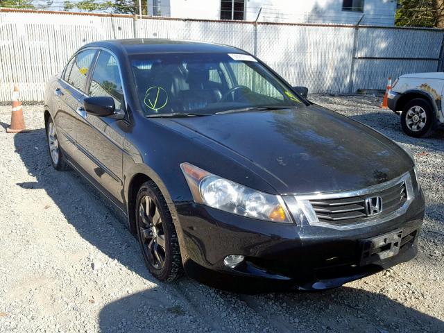 1HGCP36818A049366 - 2008 HONDA ACCORD EXL BLACK photo 1