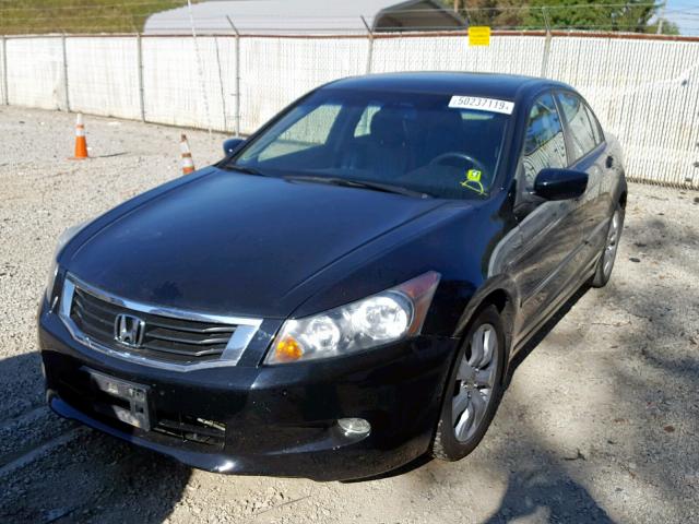 1HGCP36818A049366 - 2008 HONDA ACCORD EXL BLACK photo 2