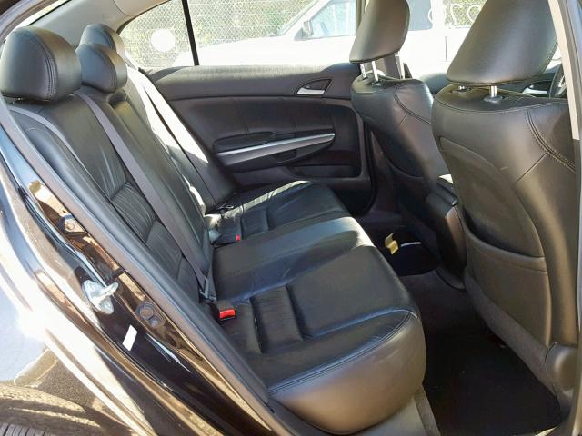 1HGCP36818A049366 - 2008 HONDA ACCORD EXL BLACK photo 6