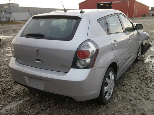 5Y2SP67049Z419832 - 2009 PONTIAC VIBE SILVER photo 4