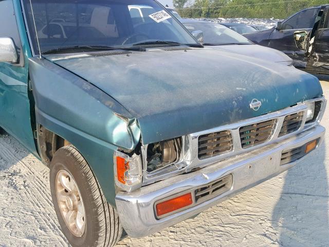 1N6SD11SXTC331820 - 1996 NISSAN TRUCK BASE GREEN photo 9