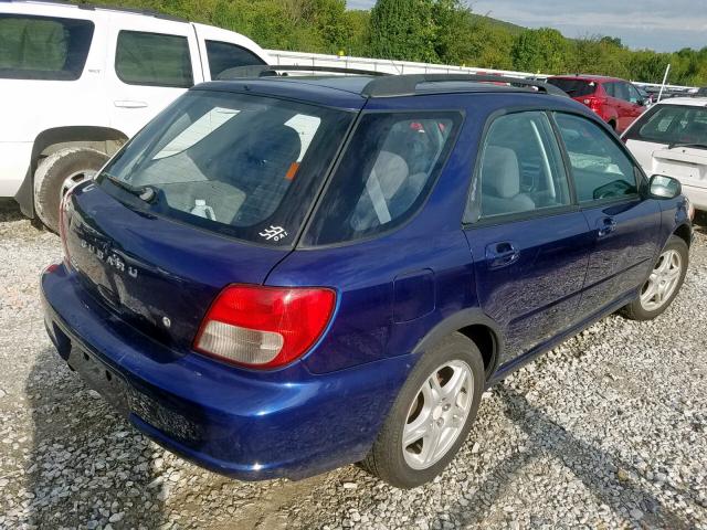 JF1GG65522G829508 - 2002 SUBARU IMPREZA TS BLUE photo 4