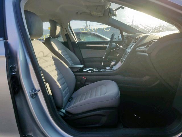 1FA6P0G76E5381460 - 2014 FORD FUSION S SILVER photo 5