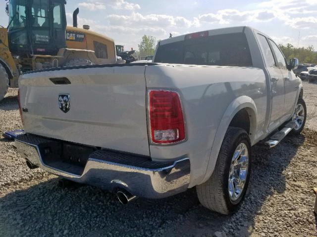 1C6RR6JT3JS126861 - 2018 RAM 1500 LARAM WHITE photo 4