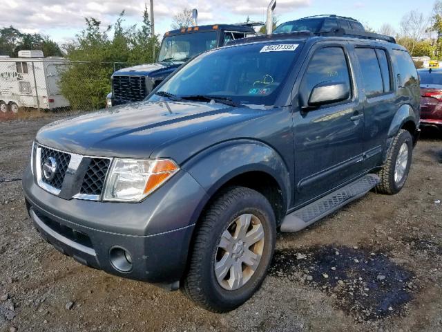 5N1AR18W36C605805 - 2006 NISSAN PATHFINDER GRAY photo 2