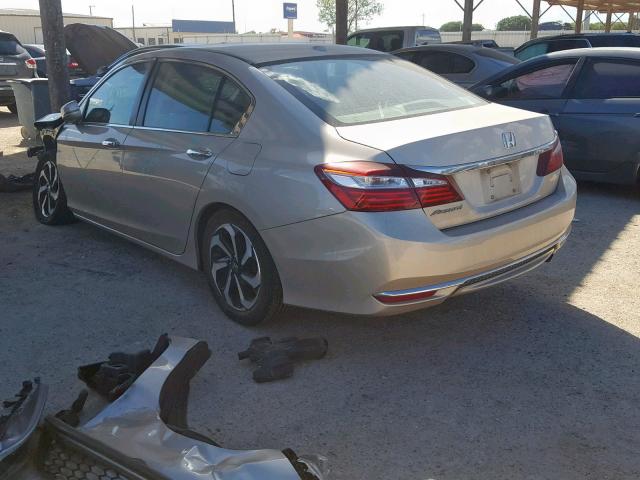 1HGCR2F88GA144669 - 2016 HONDA ACCORD EXL GOLD photo 3