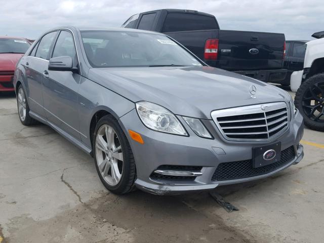 WDDHF5KB3CA584637 - 2012 MERCEDES-BENZ E 350 SILVER photo 1