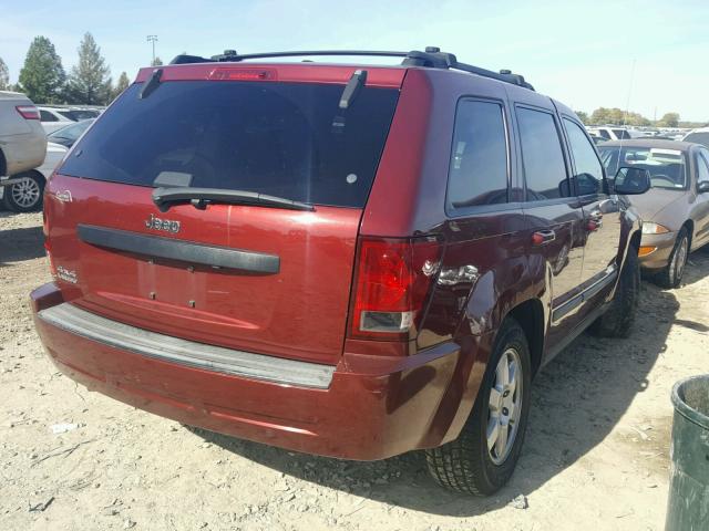 1J8GR48K68C120759 - 2008 JEEP GRAND CHER MAROON photo 4