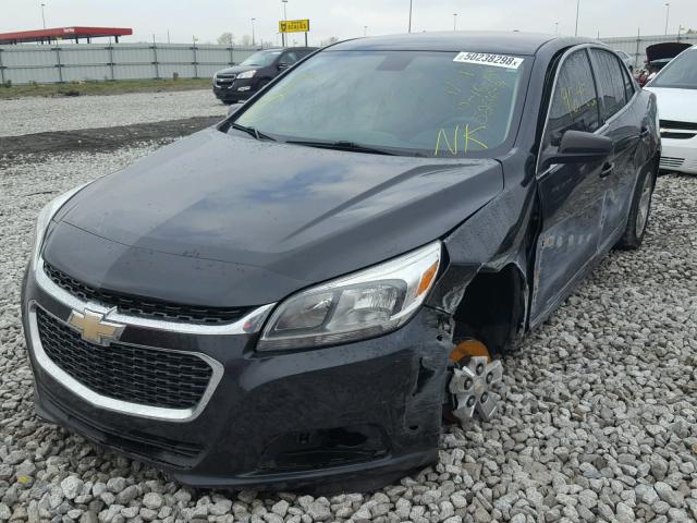 1G11B5SL4FF341709 - 2015 CHEVROLET MALIBU LS BLACK photo 2