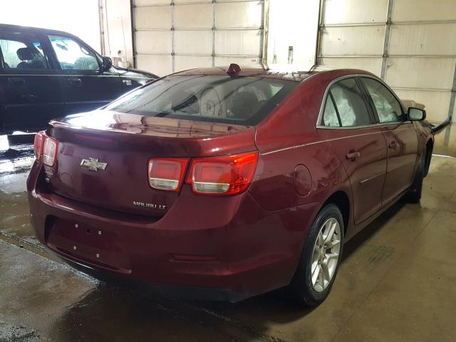 1G11C5SL8EF254682 - 2014 CHEVROLET MALIBU 1LT BURGUNDY photo 4