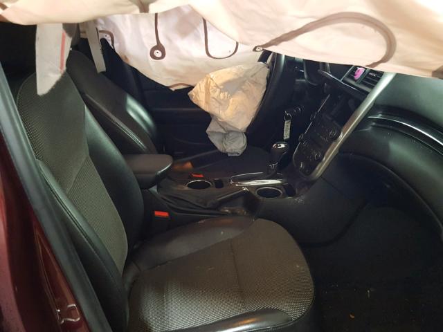 1G11C5SL8EF254682 - 2014 CHEVROLET MALIBU 1LT BURGUNDY photo 5