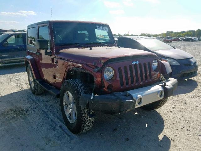 1J4FA54179L755451 - 2009 JEEP WRANGLER S MAROON photo 1