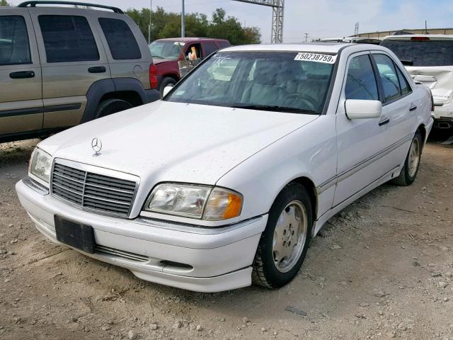 WDBHA29G2YA818913 - 2000 MERCEDES-BENZ C 280 WHITE photo 2