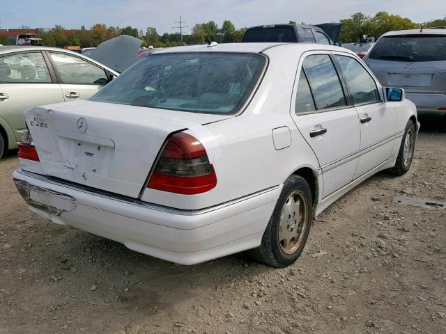 WDBHA29G2YA818913 - 2000 MERCEDES-BENZ C 280 WHITE photo 4