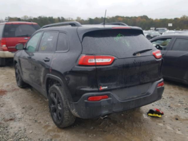 1C4PJLCB7JD620235 - 2018 JEEP CHEROKEE L BLACK photo 3